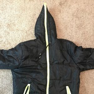 Slim cut XL black/neon yellow jacket